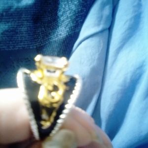 Black onyx ring size 8